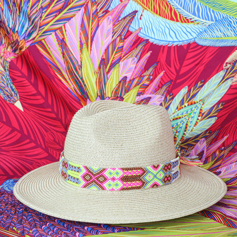 Amaranto | Sombrero artesanal | Protección solar UPF50+ | illums uv