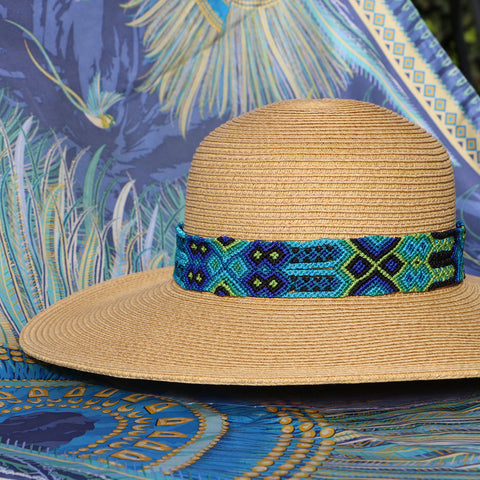 Pavo Real | Sombrero artesanal | Filtro solar UPF50+ | illums uv