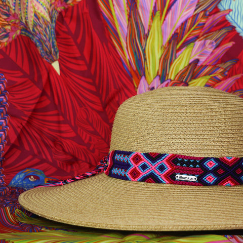 Pitaya | Sombrero artesanal | Protección solar UPF50+ | illums uv