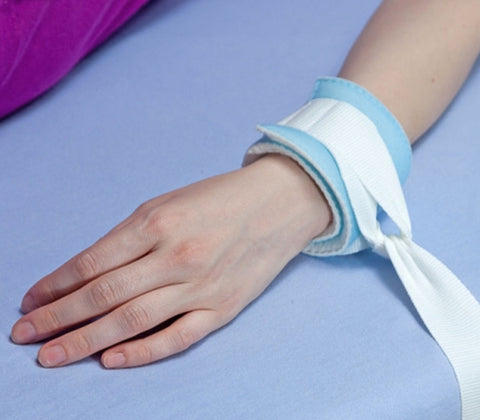 Muñequera de anilla textil | Sujeción ligera de Pacientes | Medicare