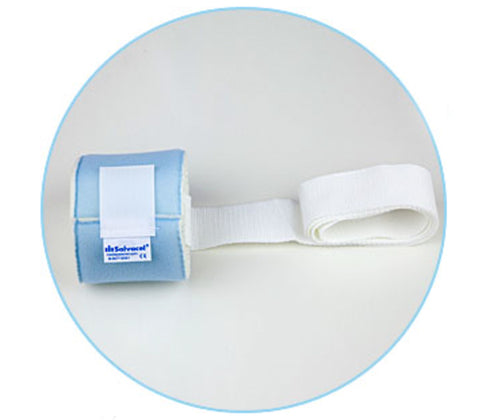 Muñequera de anilla textil | Sujeción ligera de Pacientes | Medicare