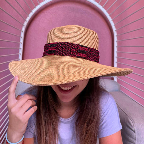 Bugambilia | Sombrero artesanal | Protección solar UPF50+ | illums uv